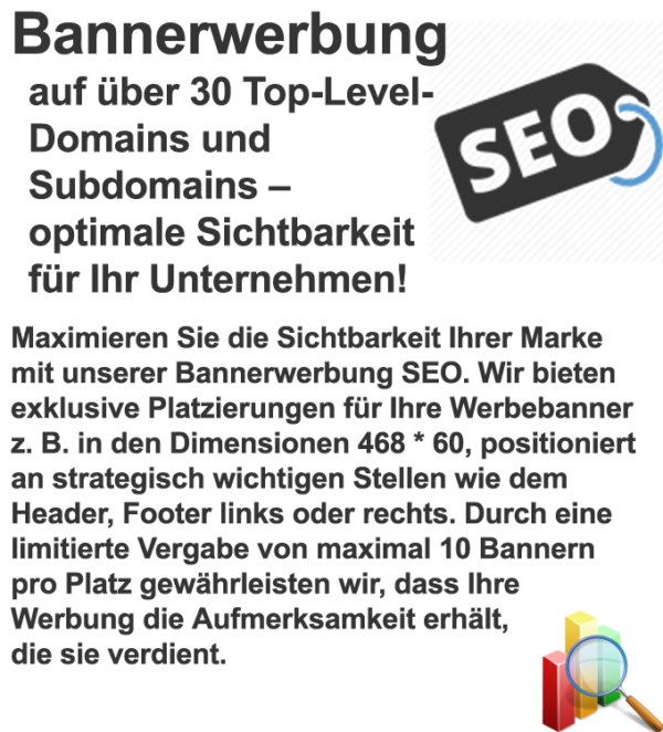 Bannerwerbung SEO - Erhöhen Sie Ihre Sichtbarkeit effektiv Bannerwerbung SEO - Erhöhen Sie Ihre Sichtbarkeit effektiv