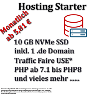 Web Hosting Starter