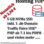 Top angebot Webhosting