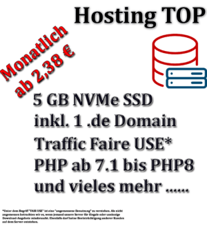 Top angebot Webhosting