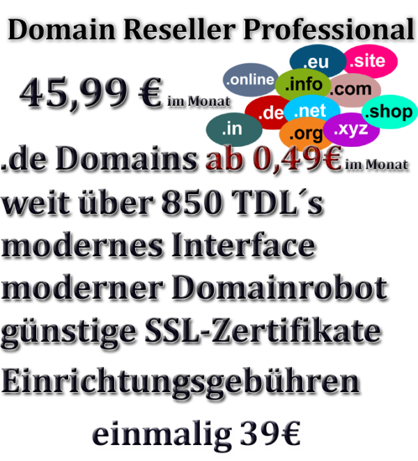 Dank des Zugriffs auf eine umfangreiche Auswahl an TLDs (Top-Level-Domains) und der Möglichkeit, eigene Reseller einzubeziehen, können Sie Ihr Geschäftsmodell erweitern und neue Einkommensquellen erschließen.