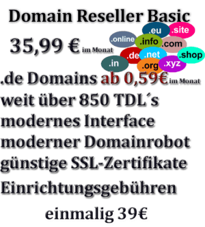 Unsere Reseller-Tarife verschaffen Ihnen die notwendige Flexibilität und die Tools, um Ihre Domains und jene Ihrer Kunden wirkungsvoll zu pflegen.