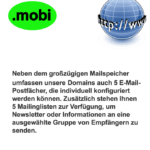 Unser zuverlässiger Service ermöglicht eine einfache Einrichtung von Domain und Emails.