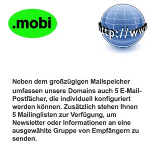 Unser zuverlässiger Service ermöglicht eine einfache Einrichtung von Domain und Emails.